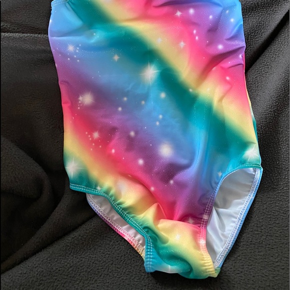 Youth, rainbow gymnastics leo - Picture 2 of 2